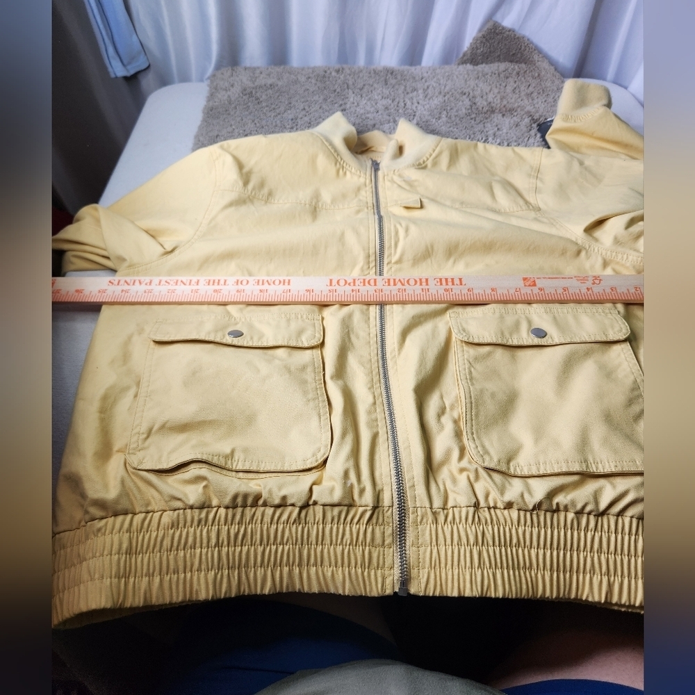 Universal Thread Yellow Cargo Bomber Jacket XXL - Picture 9 of 16